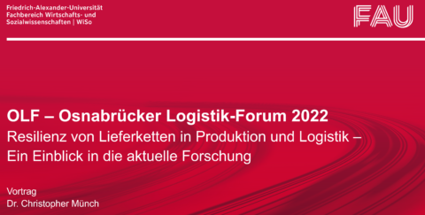 Zum Artikel "Lehrstuhl für SCM beim Osnabrücker Logistik Forum"